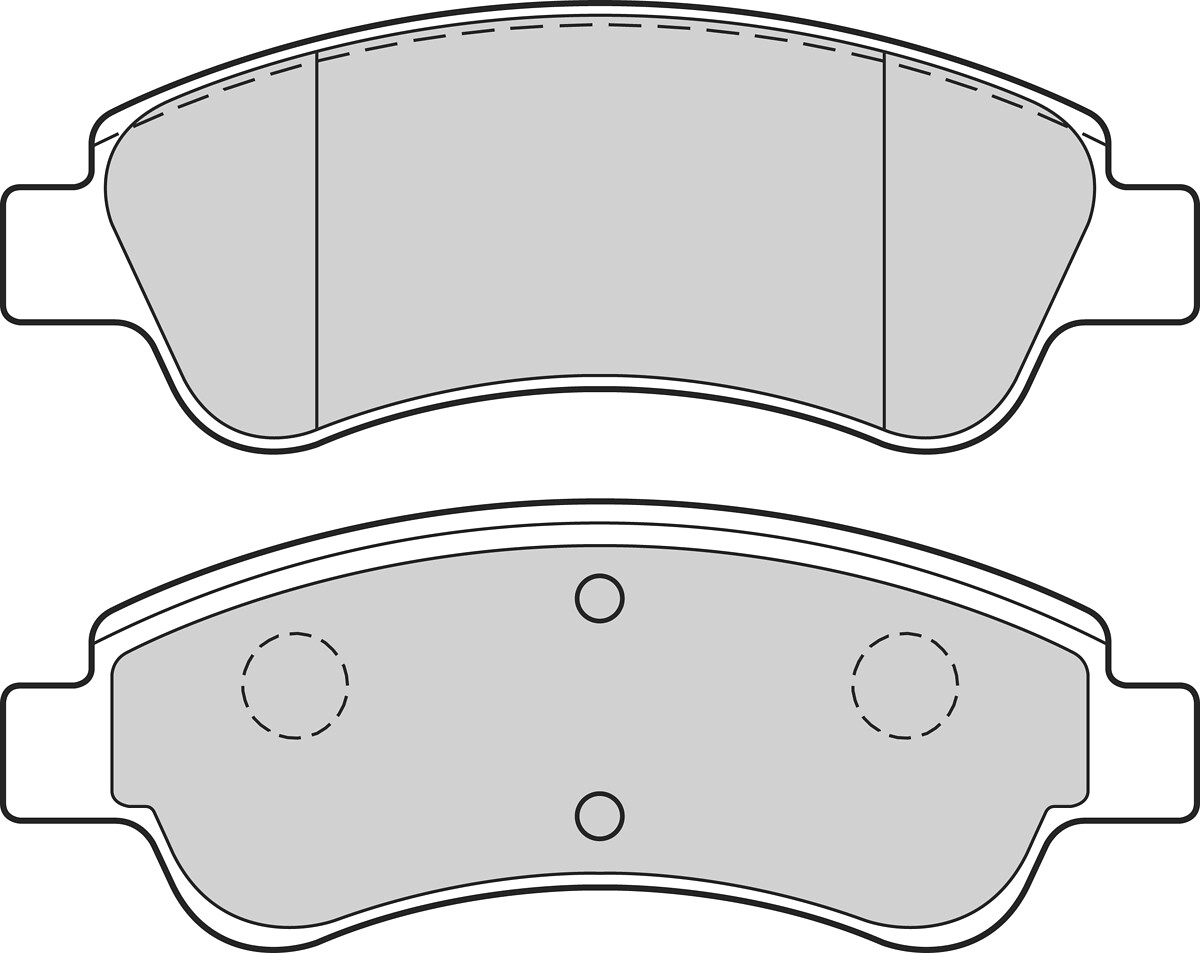 Jeu de 4 plaquettes de frein VALEO ref. 302715